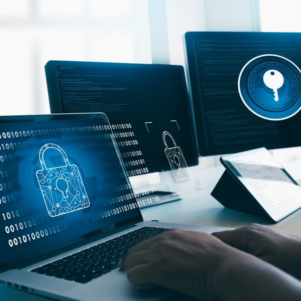 lock icon on computer