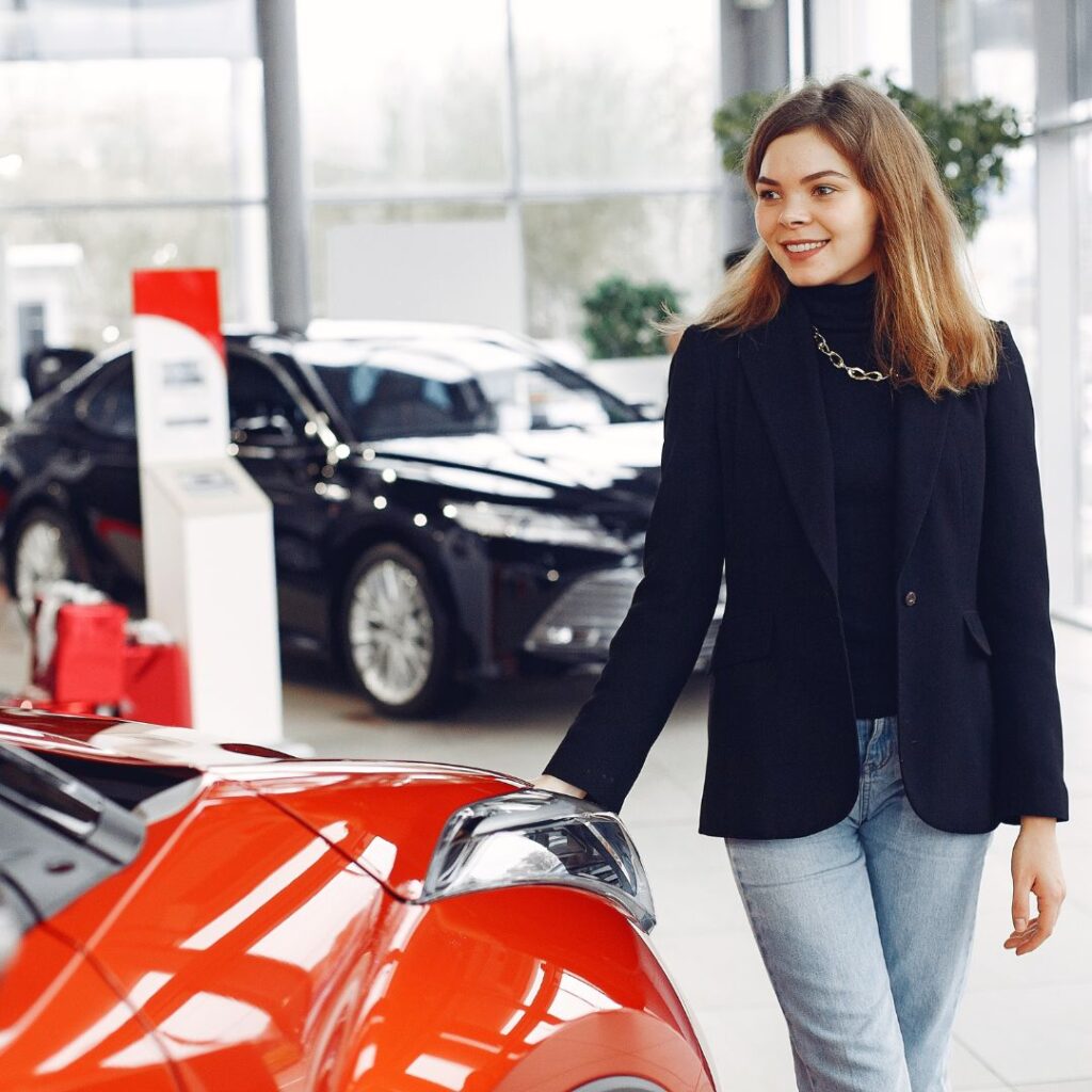 Car dealership.