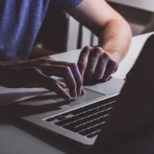 person using a computer